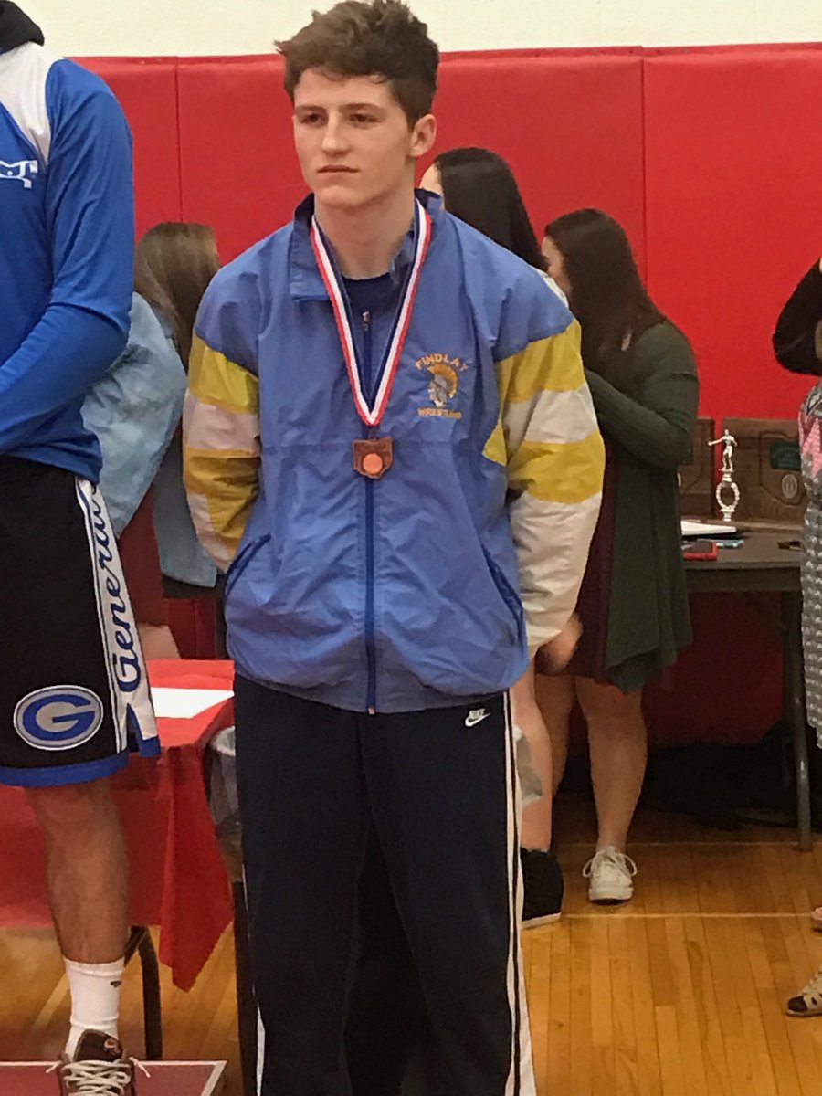 FindlayHS's tweet image. #FHSTrojans  Joey Staschiak District Placer and State Alternate.