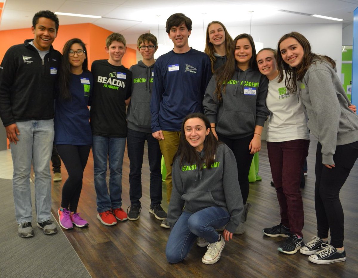 Shown are several of the students on hand to greet the over 200 visitors Thursday night at our Accepted Students event.