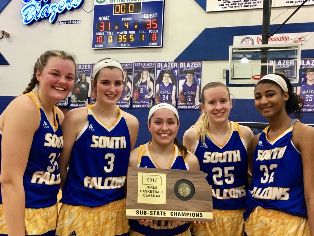 OS_LadyFalconBB's tweet photo. Fab Five 🏀🏆👊 #SubstateChamps #NotDoneYet #WichitaBound https://t.co/VZ0OwO93Y7