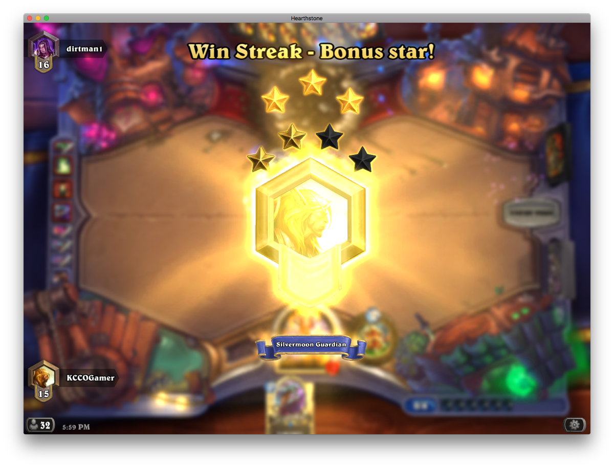 KCCO_Gamer's tweet photo. Reached my goal today; the next ladder floor. Slowly but surely #DadLegend #LegendThisTime #Hearthstone Beast Druid & Dragon Warrior so far https://t.co/zlWSXViVqA