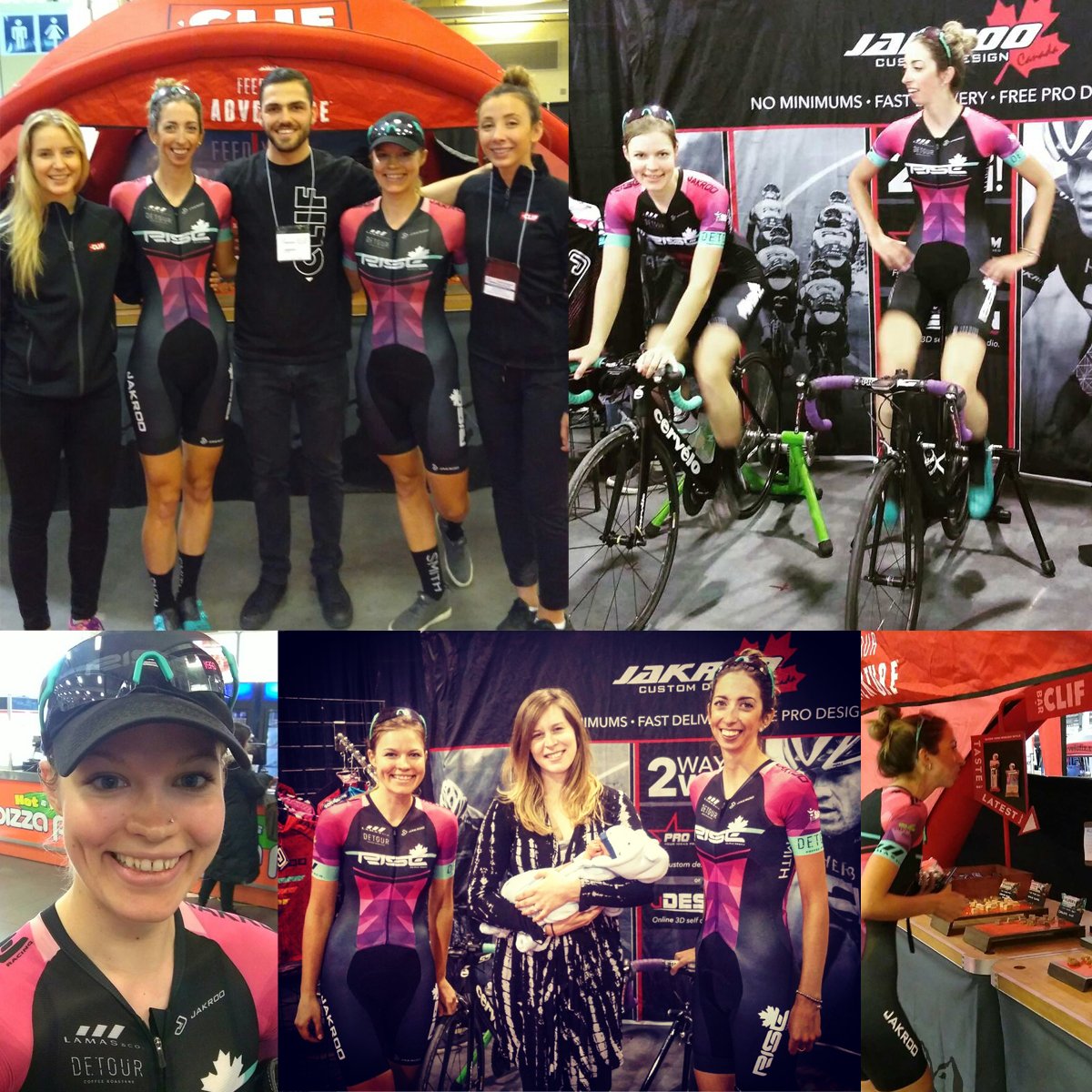 Fun day spent with great people <a href="/BicycleShow/">Toronto Bicycle Show and E-Bike Expo</a> #jakroocanada <a href="/ClifBar/">CLIF BAR</a> <a href="/miriam_brouwer/">Miriam Brouwer</a> <a href="/abarson1/">Ashley Barson</a>  @DameDeLaTerre