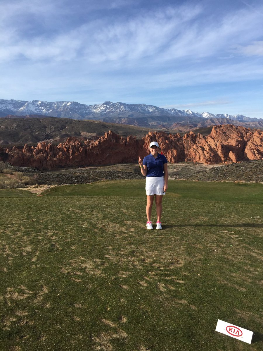 OremHighGolf's tweet photo. Congrats to @laurenmonson7 for winning the Orem High Tiger Open this weekend in St. George. @oremhishsports @OHSTigers https://t.co/NMiYwOBWaG