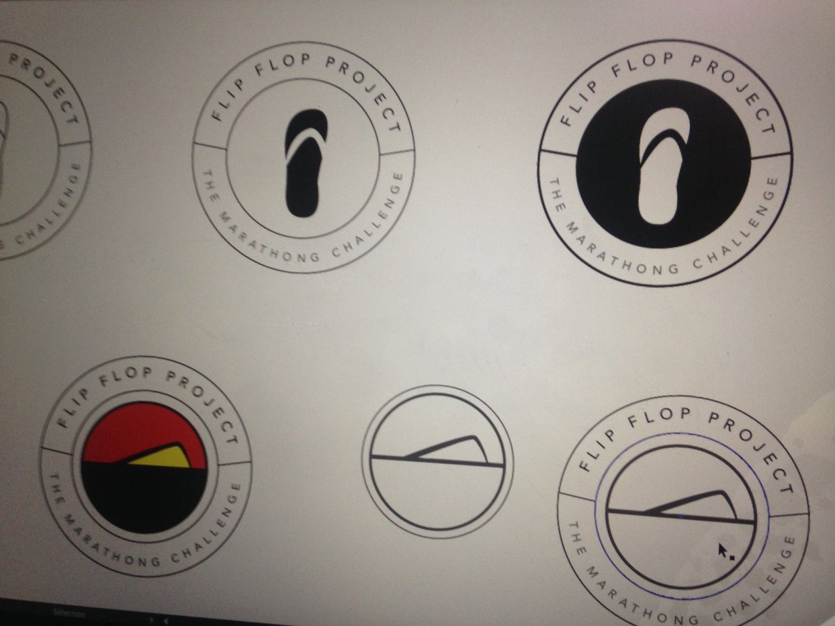 good_adventures's tweet photo. Just working on some logos for my up &amp; coming #flipflopproject #marathonchallenge #Indigenous #Aboriginal #Australia #sports #health #FGaus https://t.co/78o2de4wLO