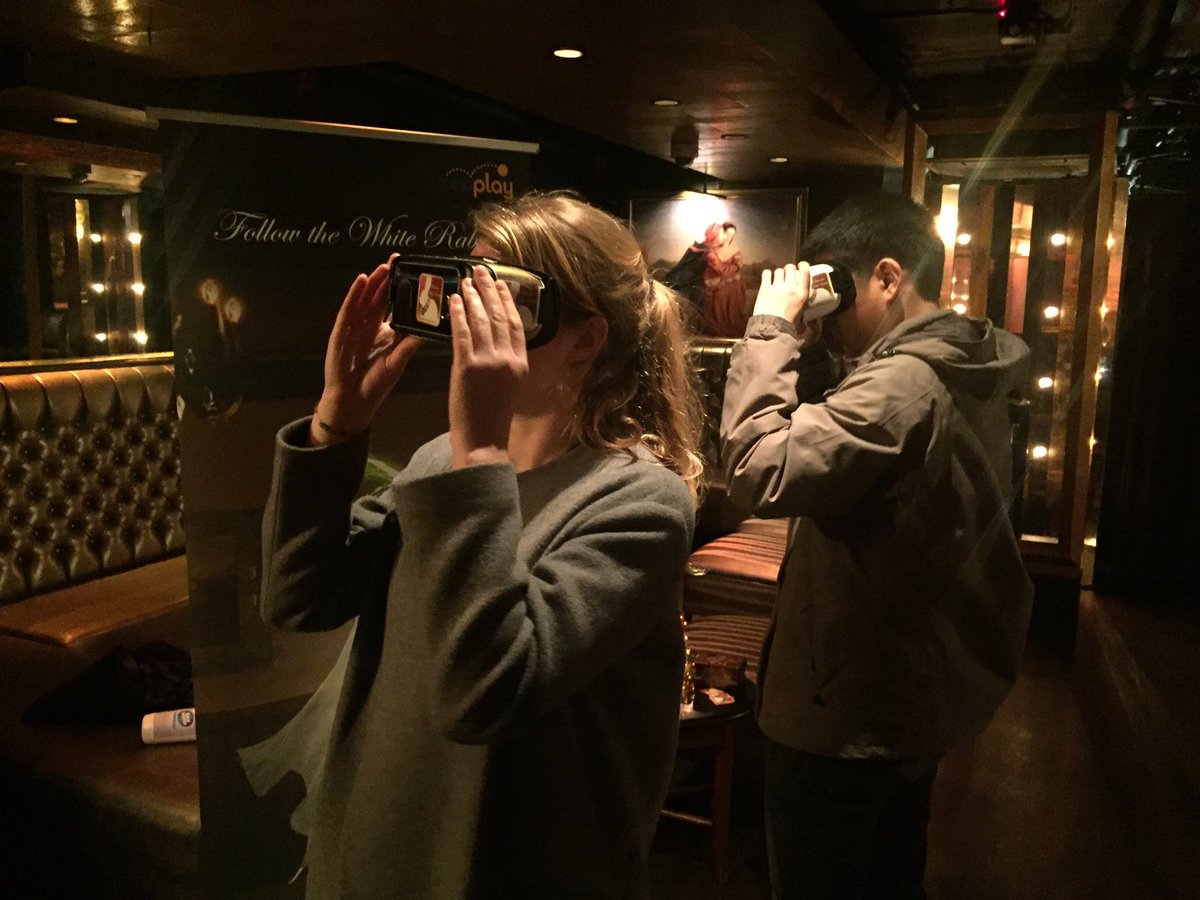 PlayWhiteRabbit's tweet photo. ABD Always Be Demoing. @ Hawthorn #VRGamingSummit After Party
Fiero! \o/ https://t.co/SZGxicAgki