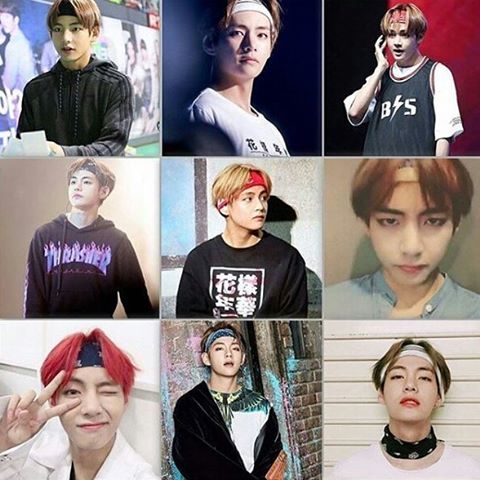 #Taehyung con vincha/bandana se ve tan hermoso, verdad? 😍💕💣