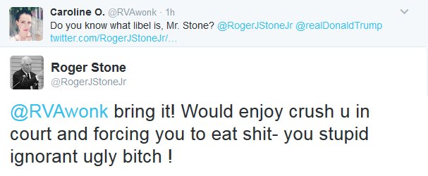 TeaPainUSA's tweet photo. Roger Stone oughta be nicer to women since he's gonna be spendin' the next 10 years showerin' with dudes. @RogerJStoneJr @RVAwonk https://t.co/QxC6E3lQBM