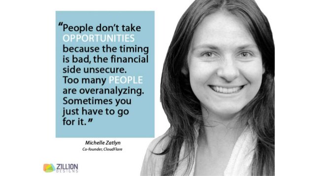 POSHBODYSPA's tweet photo. Michelle Zatlyn.- (Co-founder of CloudFlare) Women Leaders #quote
https://t.co/q4beWOc4J7 https://t.co/5mFJjvcduJ