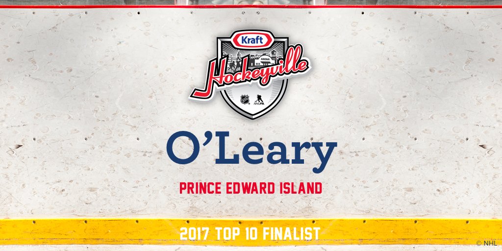 O'Leary - you've made the #KraftHockeyville 2017 Top 10! Vote for your community between March 12th and 13th at bit.ly/2mUSzdo.