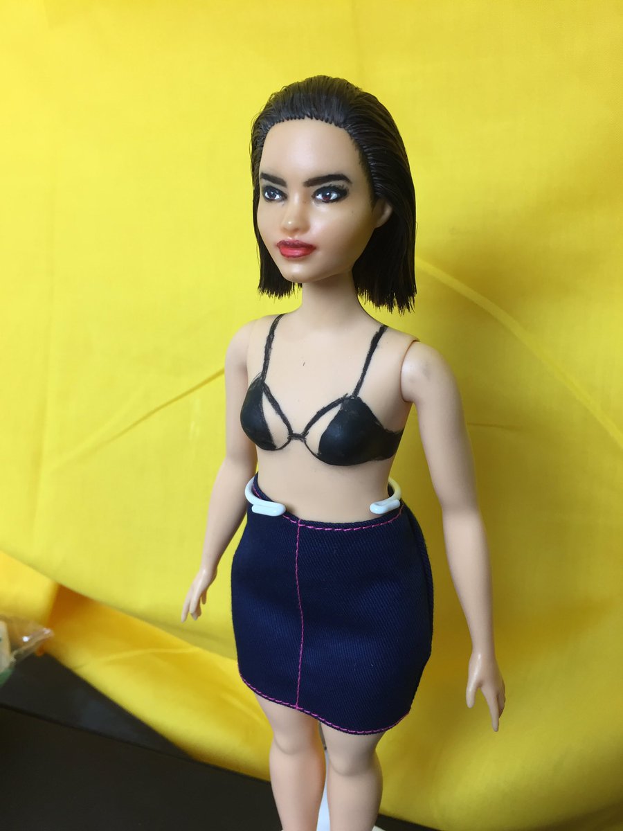 TimmyTakeout's tweet photo. My one of a kind @ddlovato cool for the summer doll 😍 what do you guys think? 😄 https://t.co/wx648THysj