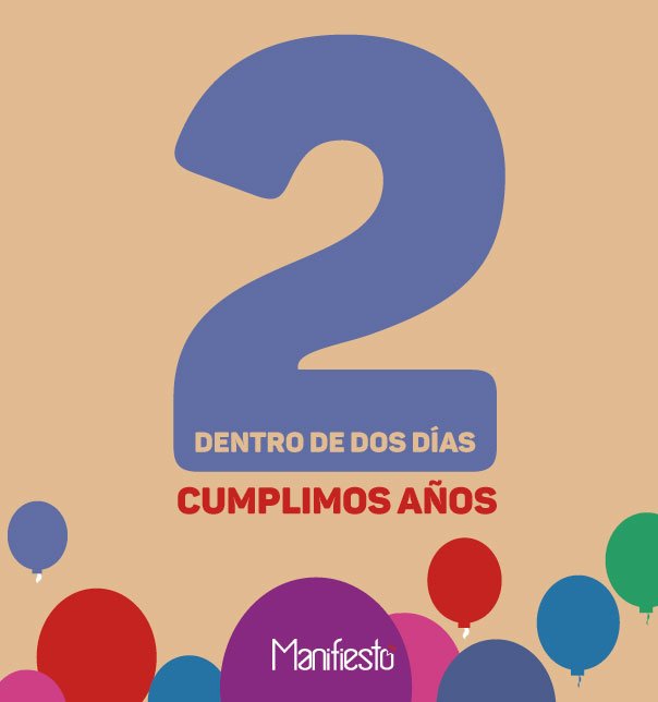 conmanifiesto's tweet photo. Se acerca el #CumpleañosdeManifiesto y trae sorpresas para tí.
Acompáñanos manifies.to https://t.co/PoM1gF5LgU
