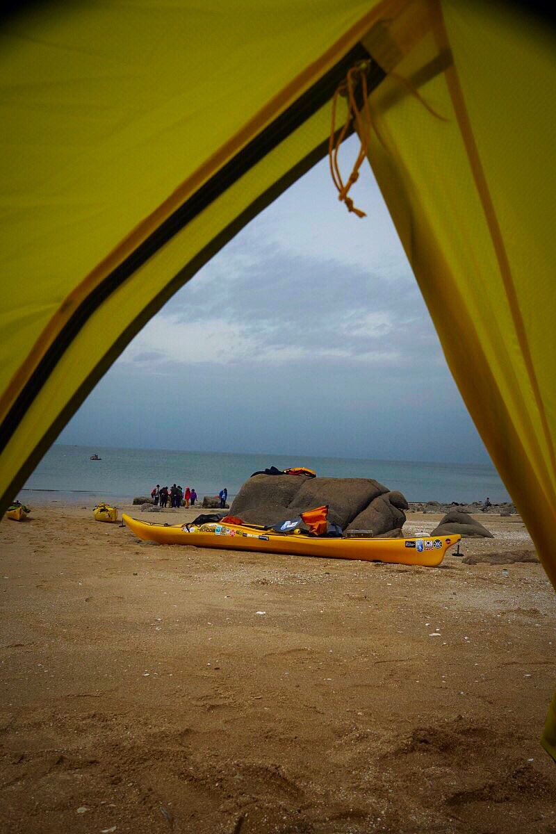 #tentviews #kayakcamping #sea