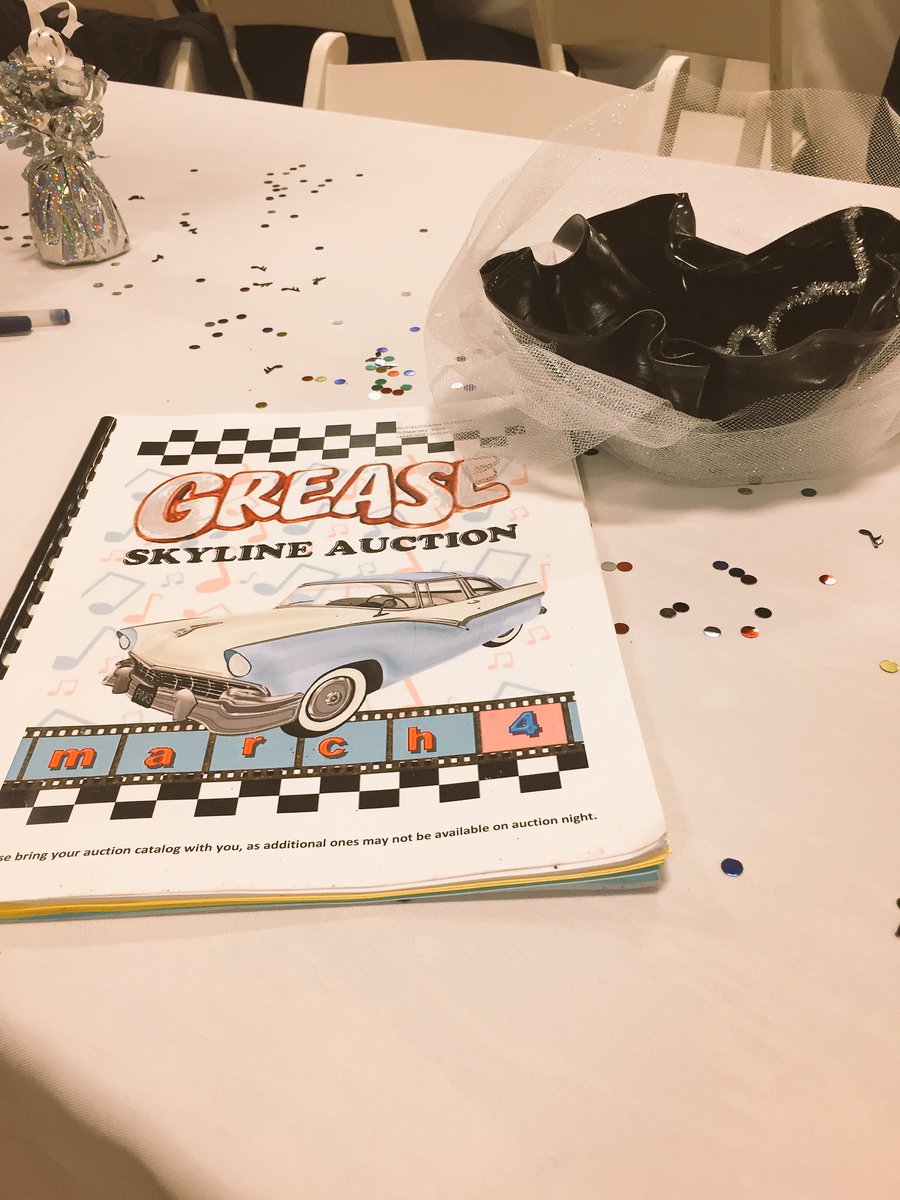 SkylineIB's tweet photo. Thank you for an amazing auction @SkylineIB! #wegotogether #grease2017 https://t.co/zK4qdDxX1y