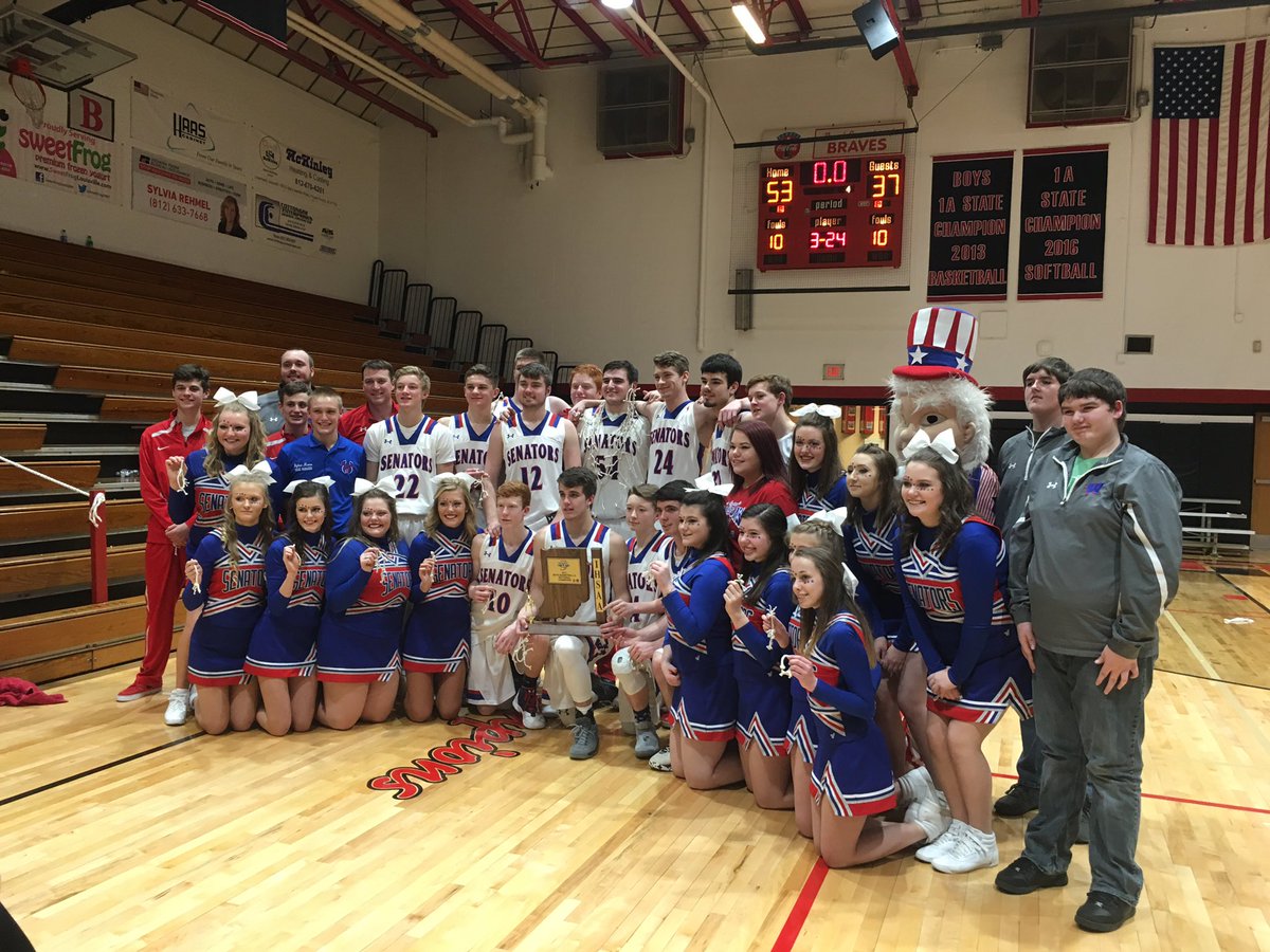 senatorvball's tweet photo. Congrats Senator basketball!!! https://t.co/QkAS2pliuG