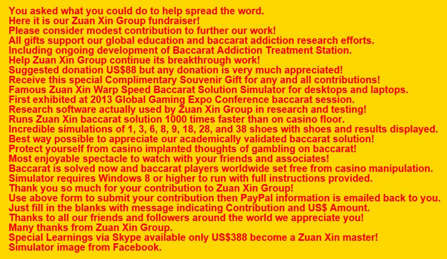 ZXLDGPL's tweet image. Baccarat is solved but the good news is suppressed!
Help spread the word, please contribute to our fundraiser!
zuanxinluckydragon.com/zuan-xin-fundr…