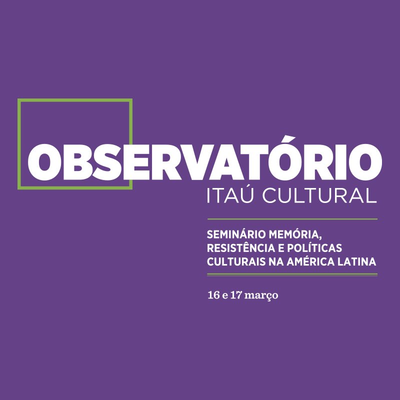 itaucultural's tweet photo. #Seminário | Qual o papel da cultura no cenário político-econômico atual? Como valoriza-la na nossa sociedade atual? https://t.co/YWQhnW2E05 https://t.co/zQngJCyUxw