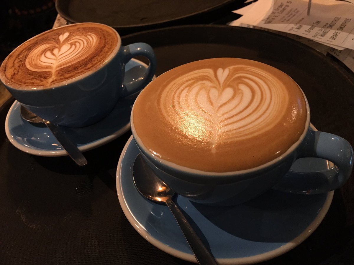 Our Laura is getting better at the latte art!! #rye #coffee #200degs #beeston #ng9