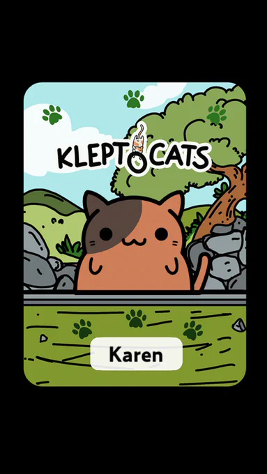 #KleptoCats 这是我毛呼呼的新朋友。 #iOS  