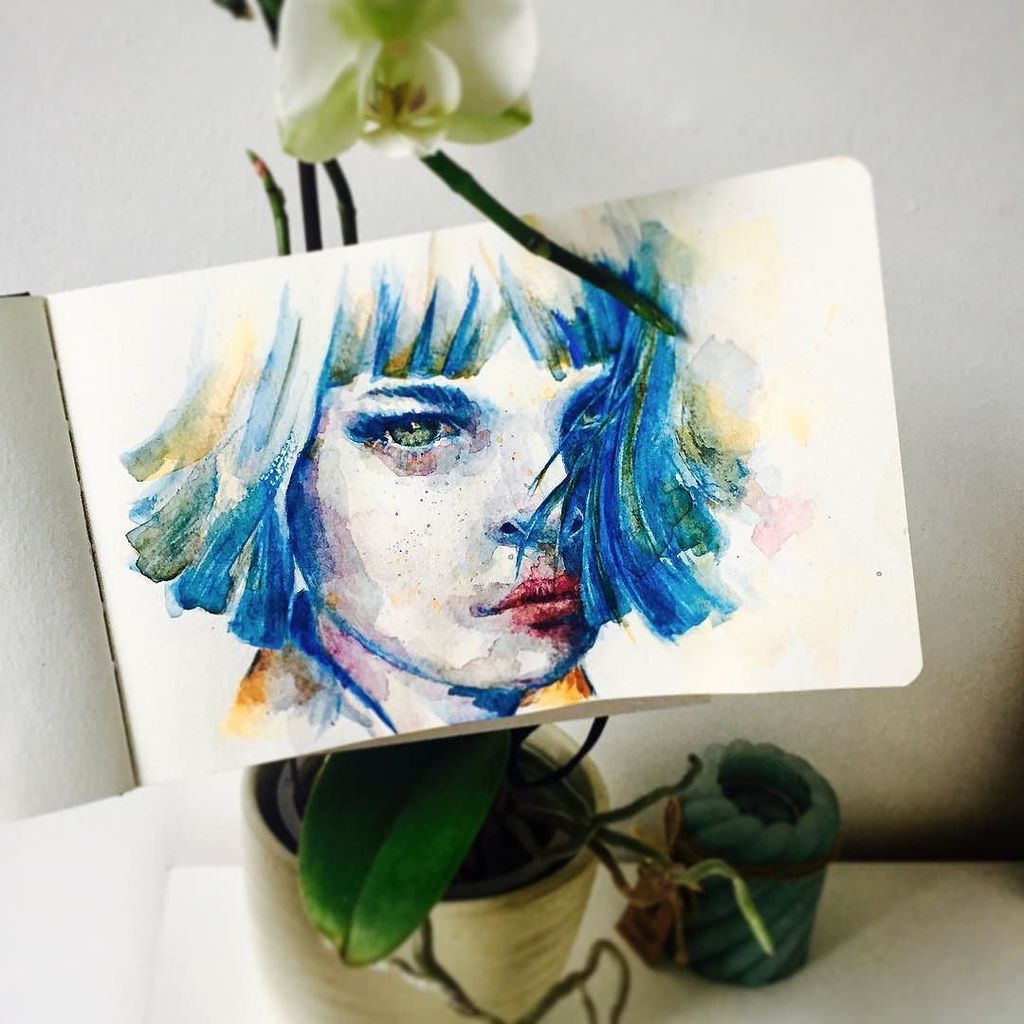 DavidMerta's tweet image. Portrait study. Someone ate this gals dinner.
.
.
 #portrait  #figurativeart #instartist #… ift.tt/2maL6cH