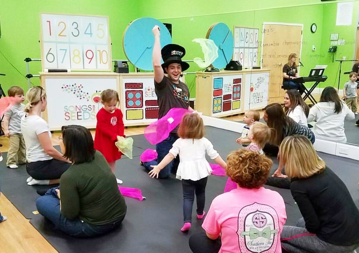 here's to another #awesome week ahead! ❤ this pic of nico <a href="/SongsForSeedsNC/">Songs for Seeds- NC</a>  spreading #joy! #jointheband #kidsmusicclass #raleigh #ncrocks