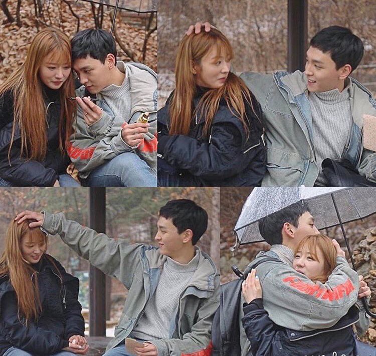 KawtherAlshikh's tweet photo. #WGM #TeaBom Apink's Bomi and Choi Tea Joon express their feelings and say farewell during final date on "We Got Married" 😢❤ https://t.co/ot923KV3xD