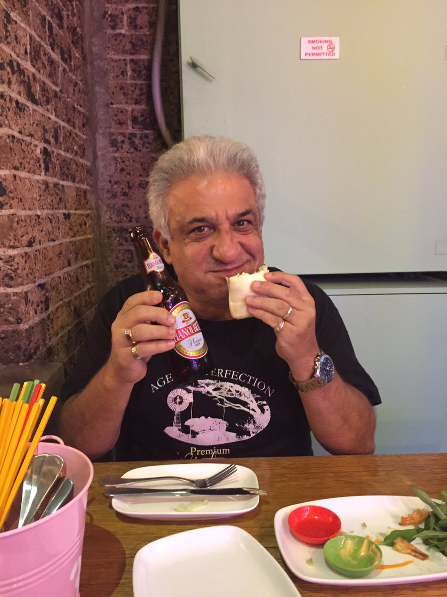 AndyPaschalidis's tweet photo. Ex Young Socceroo @akikotza is on a winner! I have been 2 great places in Bali - Saigon St @ Ku De Ta but tonight I am at Saigon Lane Glebe! https://t.co/ebsq2KDKch