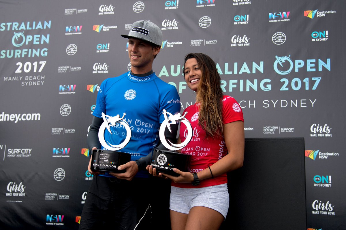 surfagram's tweet photo. Congratulations @Jesse_Mendes & @maliamanuel, winners of the @AUSOpenofSurf, QS 6,000 event. #AusOpenofSurf
📷 @WSL https://t.co/zNi2S6aDI6