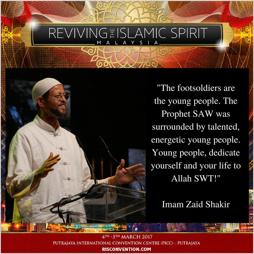 risconvention's tweet photo. "Young people, dedicate yourself and your life to Allah SWT!" - @ImamZaidShakir #RISMY2017 https://t.co/M1gvgcj33Y