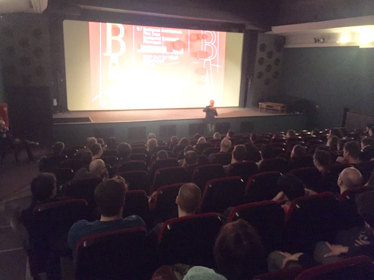 Habitations légèrement modifiées - discussion about the #tourboislepretre Frédéric Druot at the 9th #Budapest #Architecture #Film #Days