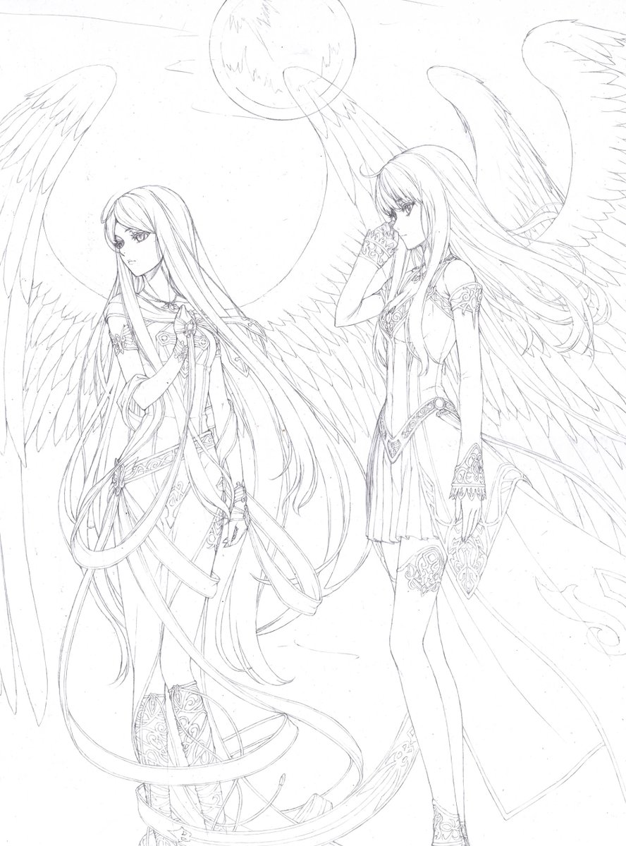 田上俊介 11 3 11 23背景画展ありがとうございました U Zさんはフィーナ派ですか 自分はレア派ですー D D