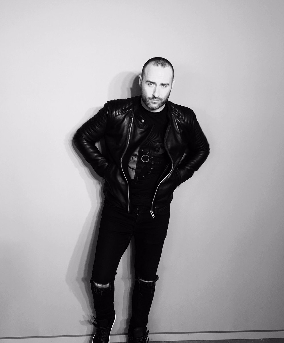 KevinCMcBride's tweet photo. Thanks to @RADDAR7London for the threads! #leather is a statement  #bikerjacket #urban #mensfashion #raddar7 #lfw @LadyCPR 📸 https://t.co/taOx2eWp3N