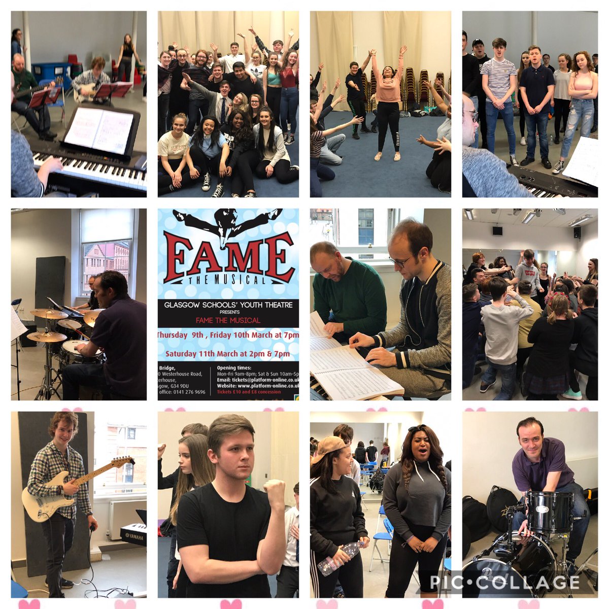 GlasgowCREATE's tweet photo. #ByDoingHardWork GSYT presents FAME this week @PlatformGlasgow There are still a few tickets available for this fab performance! @fifsross💜 https://t.co/IWhwzrAoDG
