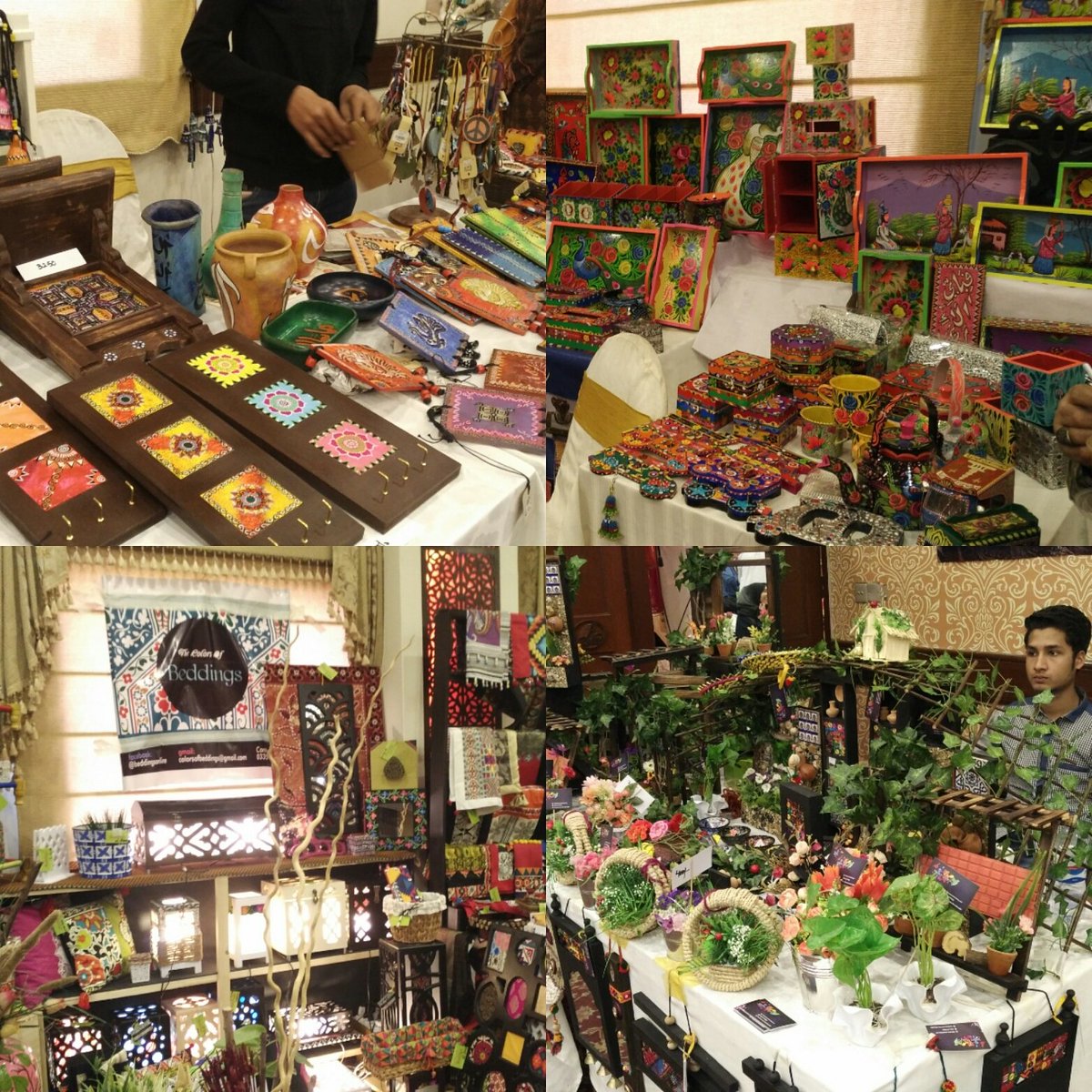 HappeningPK's tweet photo. Bohemian Crunch - another epic craft fair. So many type of crafts / products!
#HappeningNow #Bohemian17 #CraftersGuild #Karachi #craftsfair https://t.co/7zXysW5NBQ