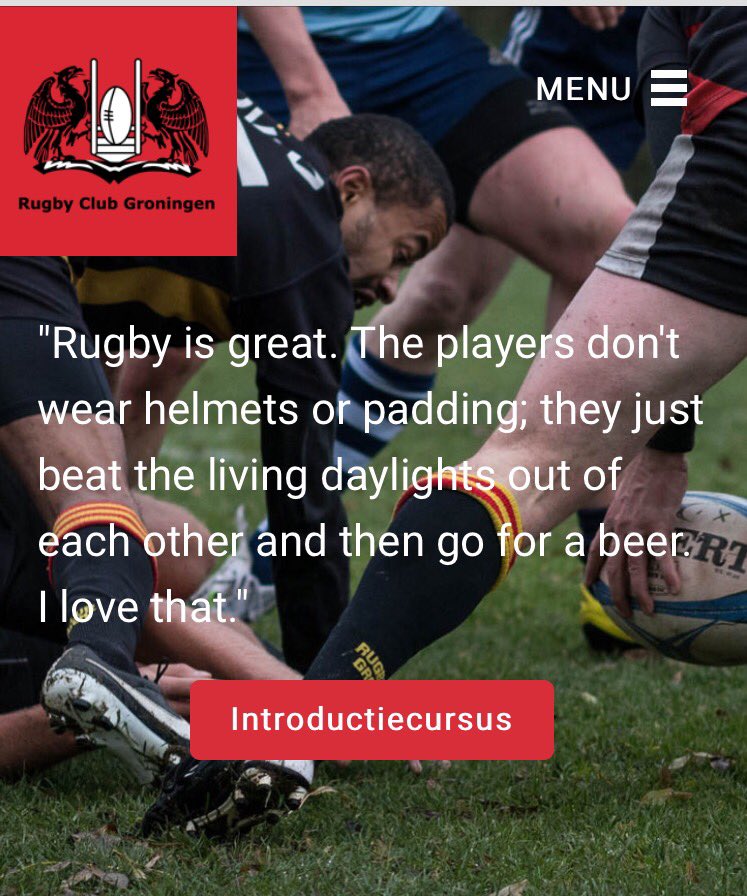 Yes! We're live! New website airborne and ready for the future. Thanks to the boys who did al the <a href="/RCGroningen/">Rugby Club Groningen</a>