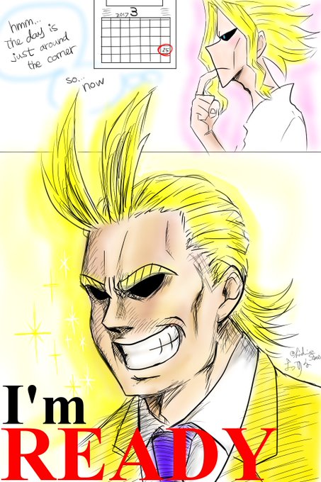 オールマイトのtwitterイラスト検索結果 古い順