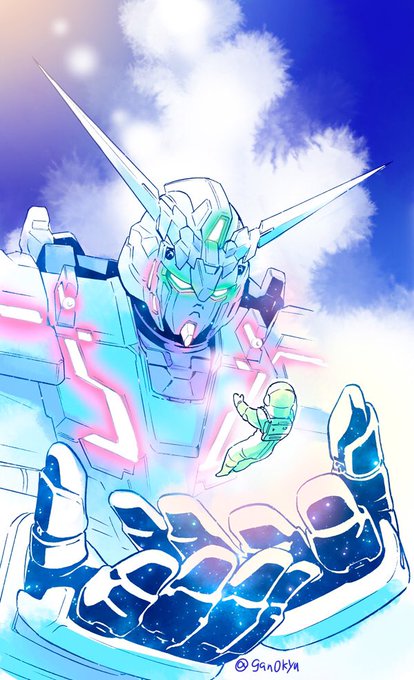 ユニコーンガンダム立像のtwitterイラスト検索結果 古い順