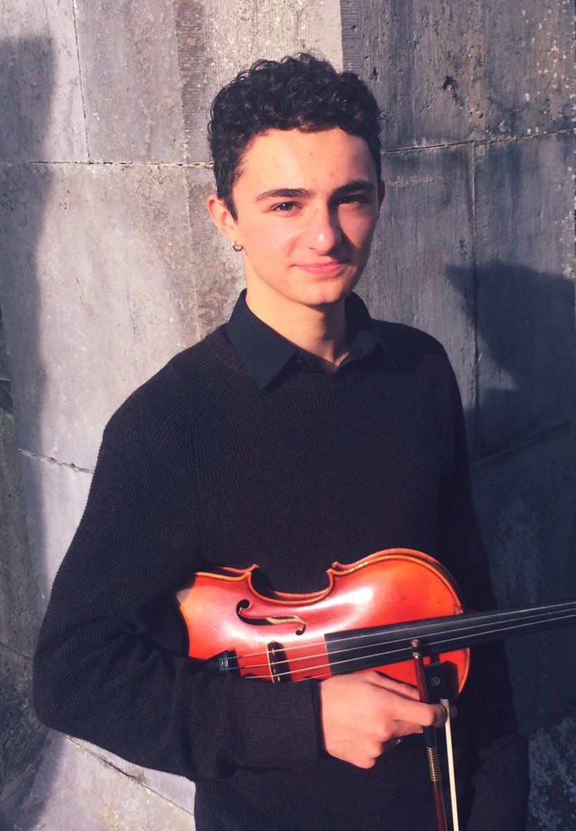 ScotiaEnsemble's tweet photo. Our first violinist Harry O'Connor won the Rotary Young Musician of the Year Competition in Killarney! #proud #TalentWins #classical #happy https://t.co/gsRSr06E8K