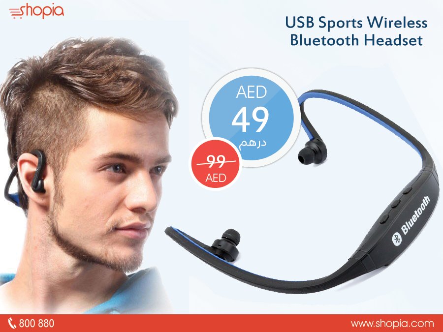 Shopia's tweet photo. No Wires - No Hassle. Enjoy Tangle-free Music with Bluetooth Neckband Headset. 

Buy Now > https://t.co/5PEGmmjSTW https://t.co/TGR7Jy0oEy