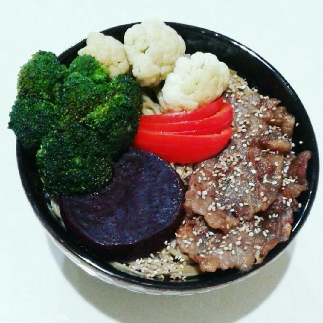 PICaDINNER's tweet photo. #PICaDINNER 4 the #PICaDINNERCOMP from @magical_mj (instagram) Noodle Bowl Organic Soba Noodles Beef beetroot Broccoli Cauliflower Redpepper https://t.co/9Hq3OgmAte