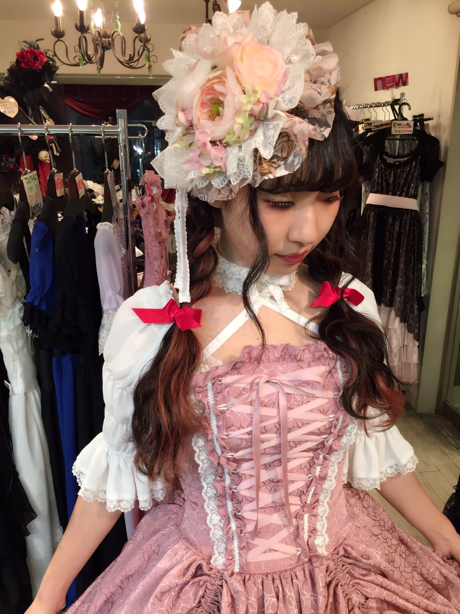 トリートユアセルフ バレリーナコルセットチュールロングワンピース