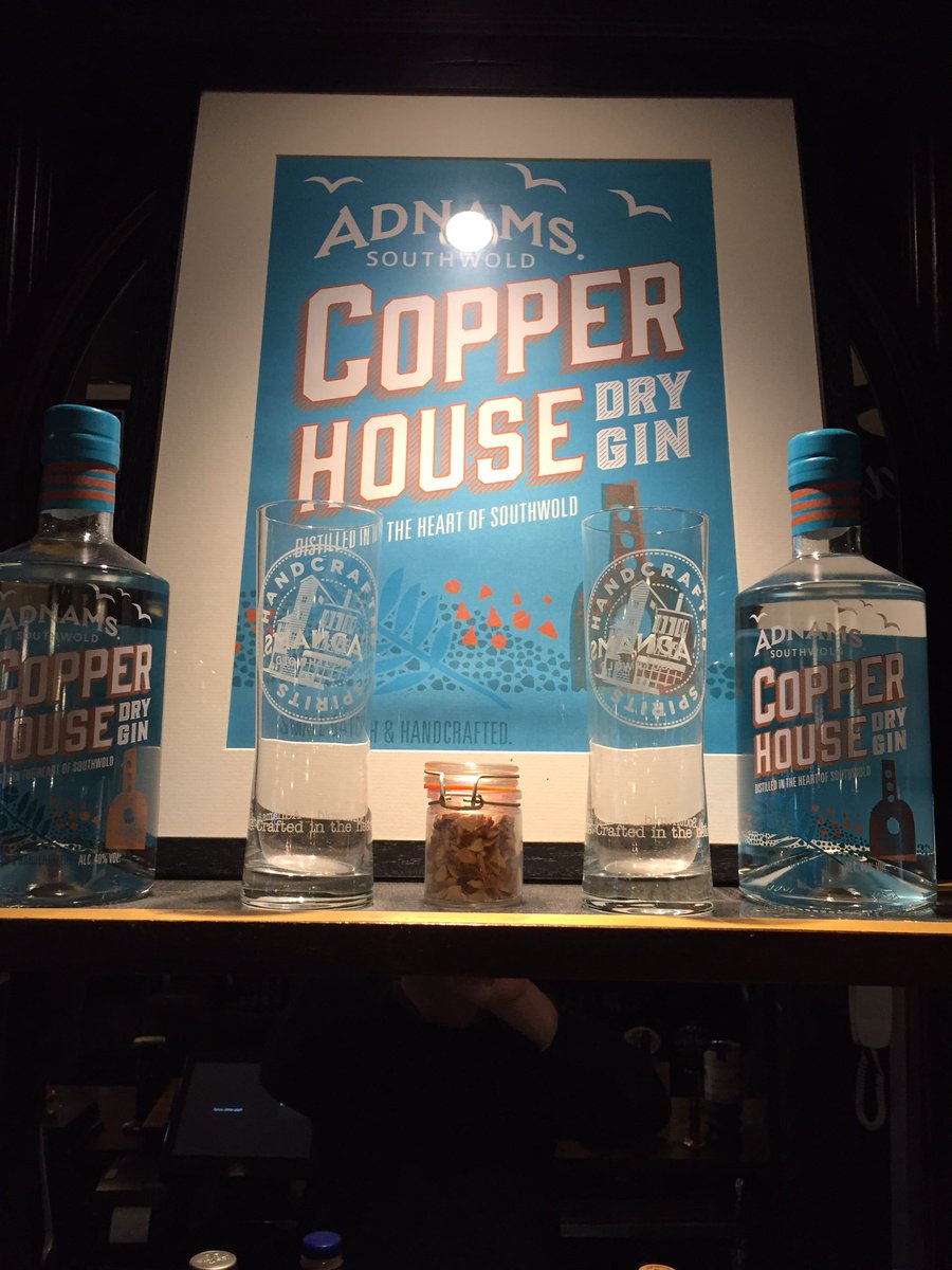 Adnams's tweet image. RT @OldButtermarket: Adnams Copper House is our Gin of the Day