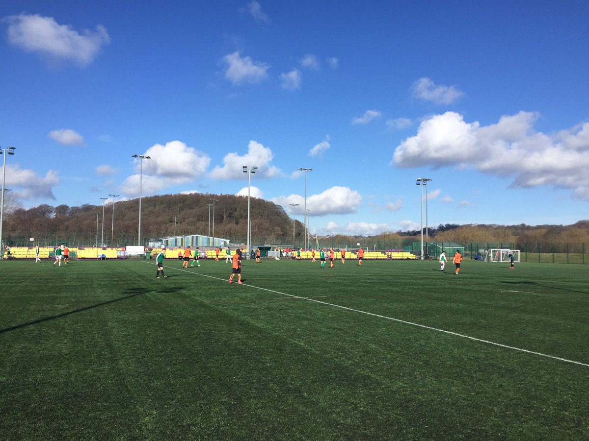 CuthsFC's tweet photo. The A' are 1-0 up early in their Div 1 decider versus Staff A. https://t.co/C6lRX0z7lQ