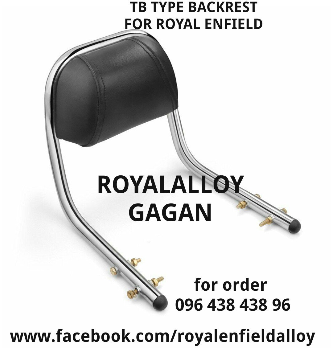 ROYALALLOY's tweet photo. ROYALALLOY
BACKREST FOR
ROYAL ENFIELD BULLET 
FOR ORDER 
WHOLESALE OR RETAIL 
WHATSAPP ME CALL ME 
096 438 438 96
https://t.co/istnbiNtZV https://t.co/RtdVPUlVaR