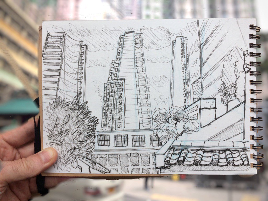 SteffieDraws's tweet photo. Hello Hong Kong https://t.co/frKKO2zaQO
