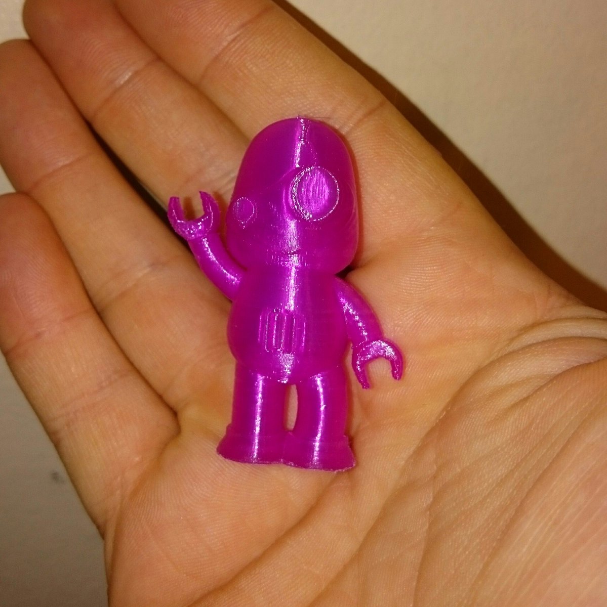 Bugman_140's tweet image. Little #SpannerBot is complete and will be living in @MenacesMum &apos;s car. #3Dprinting