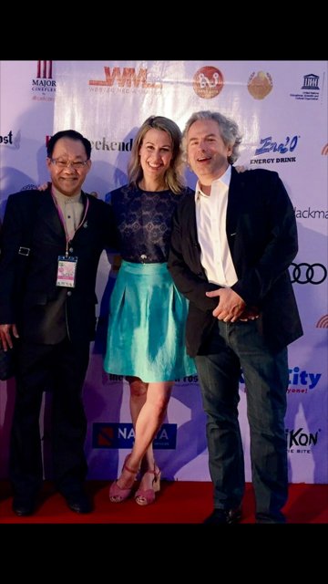 Check out <a href="/michelefilmat11/">Michele Mitchell</a> on the red carpet at the Cambodia Int'l Film Fest for <a href="/TheUncondemned/">The Uncondemned</a>'s SE Asia premiere!
