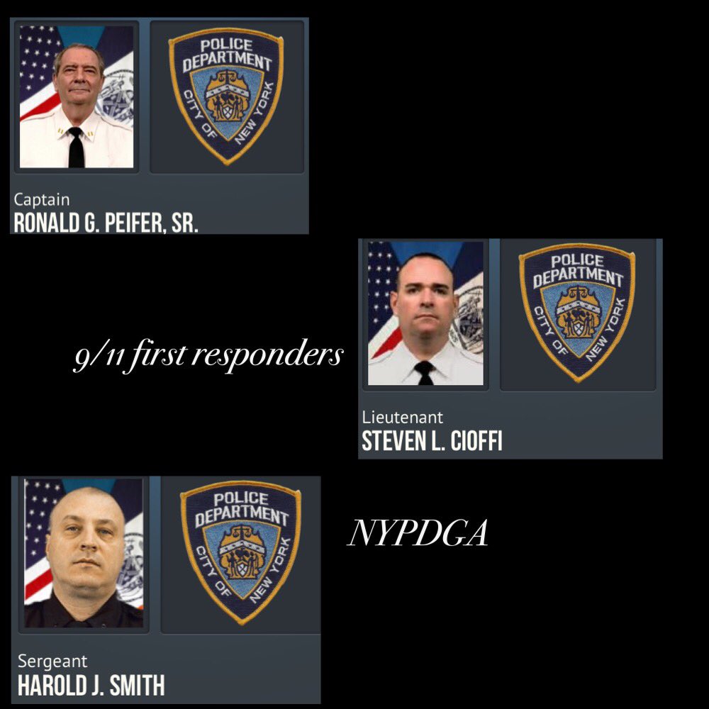 NYPD_Guardians's tweet image. Never forget Captain Peifer (2014), patrol bureau services, Lt Cioffi (2013) @NYPDCentralPark , Sgt Smith SI narcotics (2011) @SBANYPD