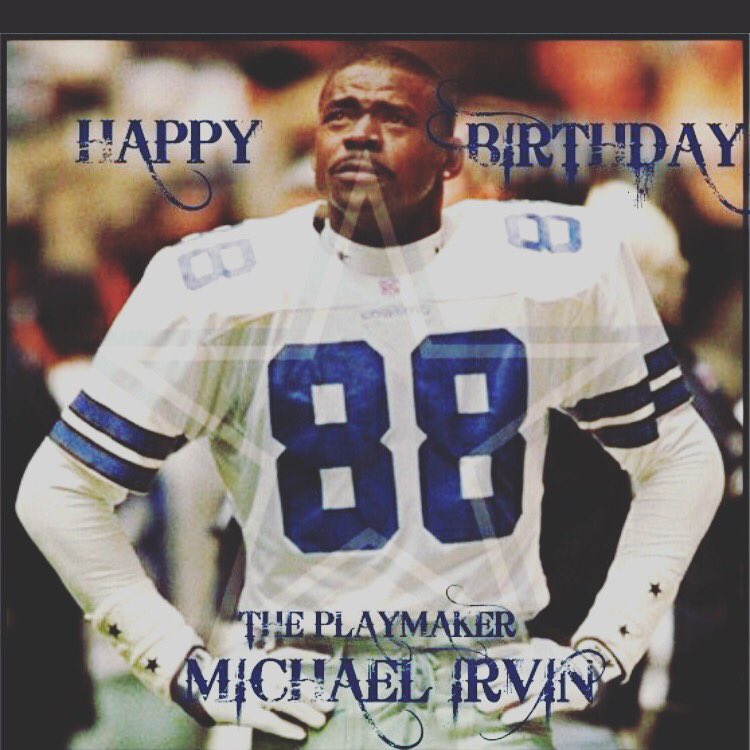 Happy birthday Michael Irvin 