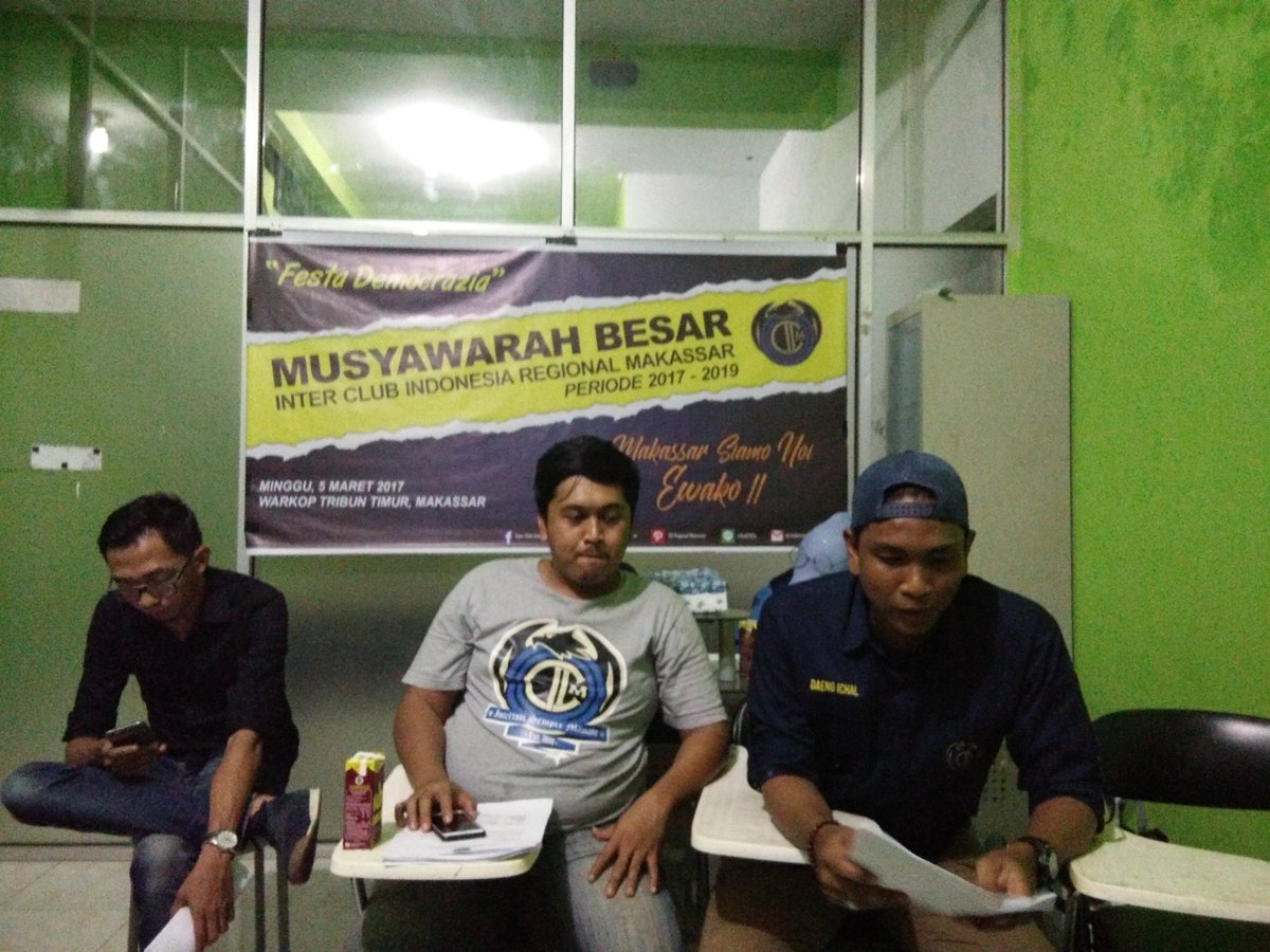Laporan pertanggung jawaban Div.Humas oleh Sdr. Daeng Ichal #MubesICIMakassar