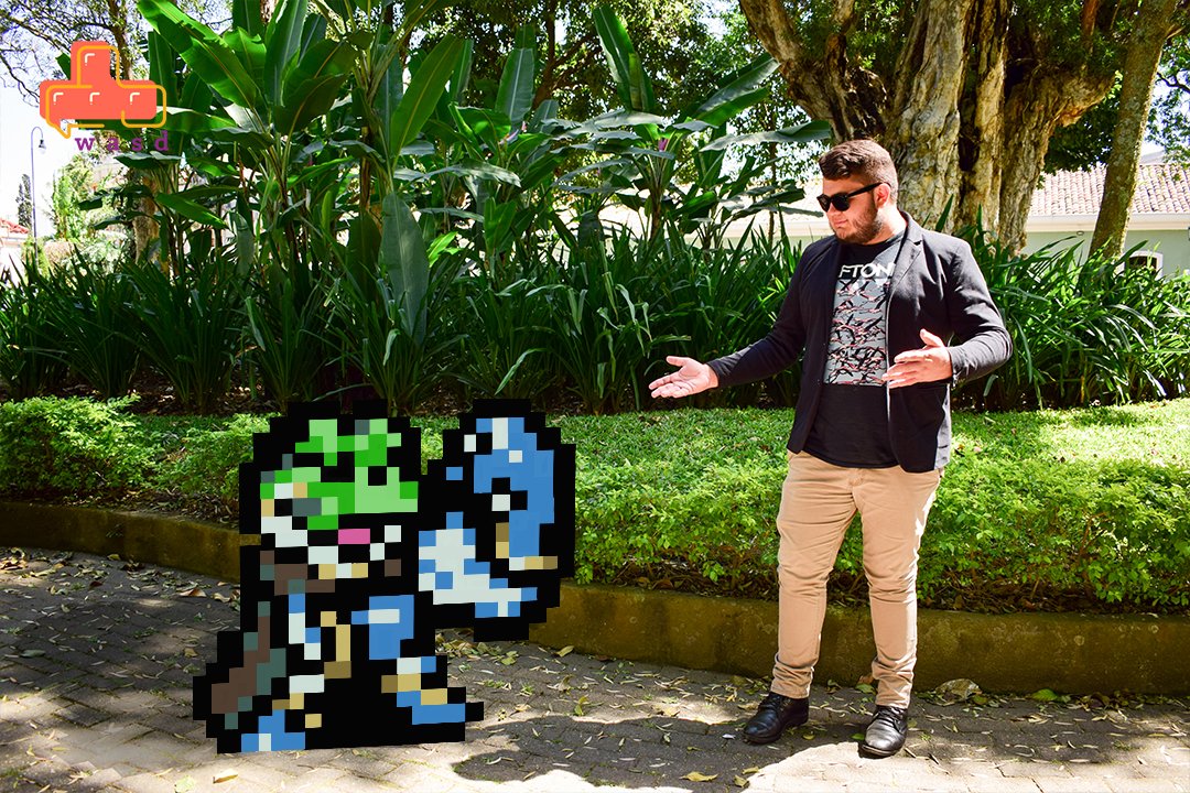 NIM16cr's tweet photo. Photoshoot by @WASD_CR with our favorite retro character/game :D #GamersUnite #RetroGaming #NIMLevelUp #Interview #CostaRica https://t.co/ILAOyh8sP3