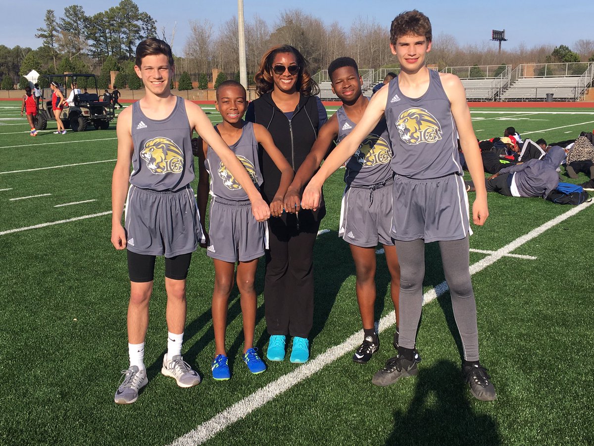 LCALionsSports's tweet photo. Great debut #LCATrack many thx to Coach Sinclair & Coach @KinzoSnell for getting us going! #RunFast Lions! https://t.co/wE7NIhyucJ